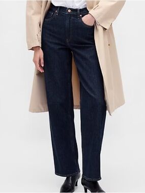 Classic Straight-Leg Women's Jeans in Dark Indigo